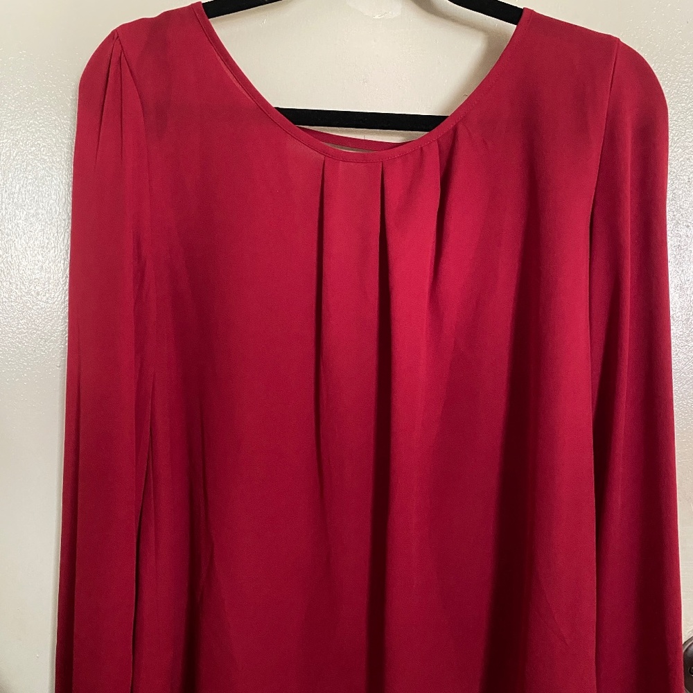 Red Blouse | Office Wear | Contemporary | Casual